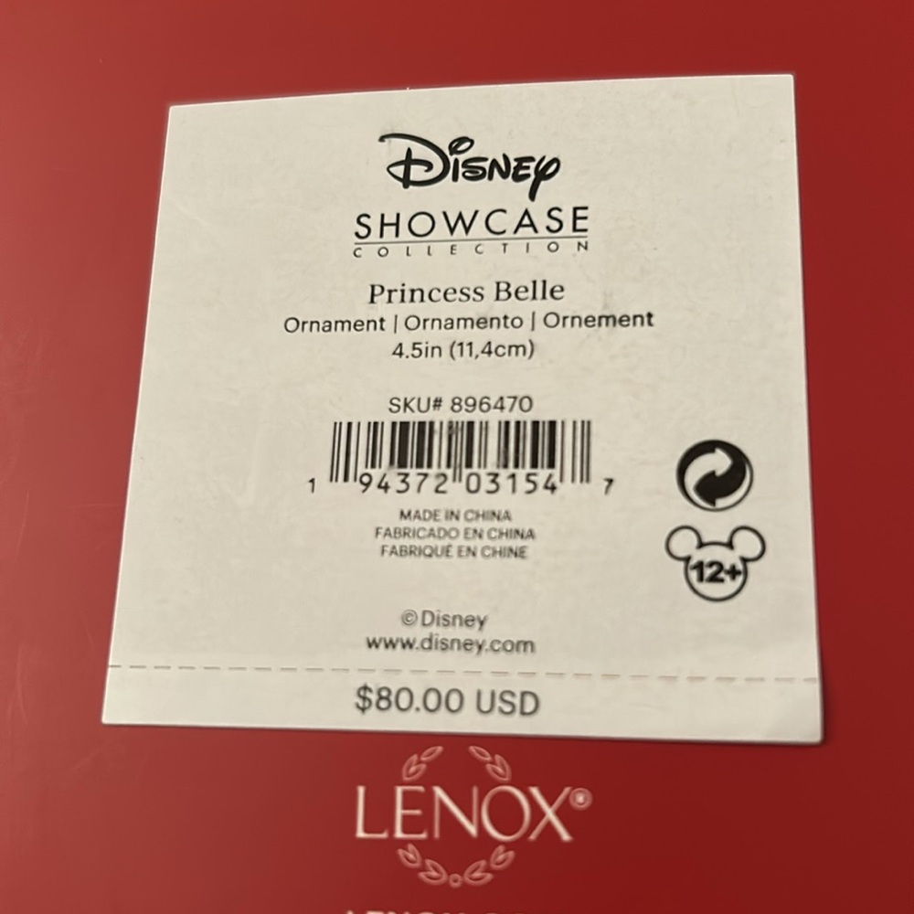 Belle Lenox ornament - Picture 9 of 9